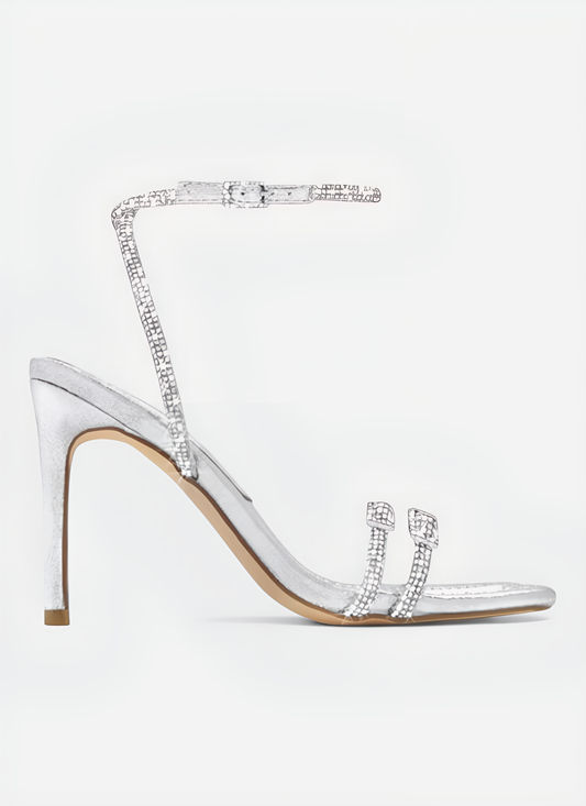 SQUARE HEAD BANQUET THIN HIGH HEEL